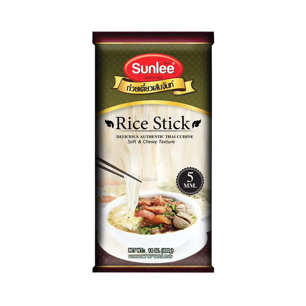  RICE STICK Straight 5 mm. (L) SUNLEE 30x14 oz (400 g)