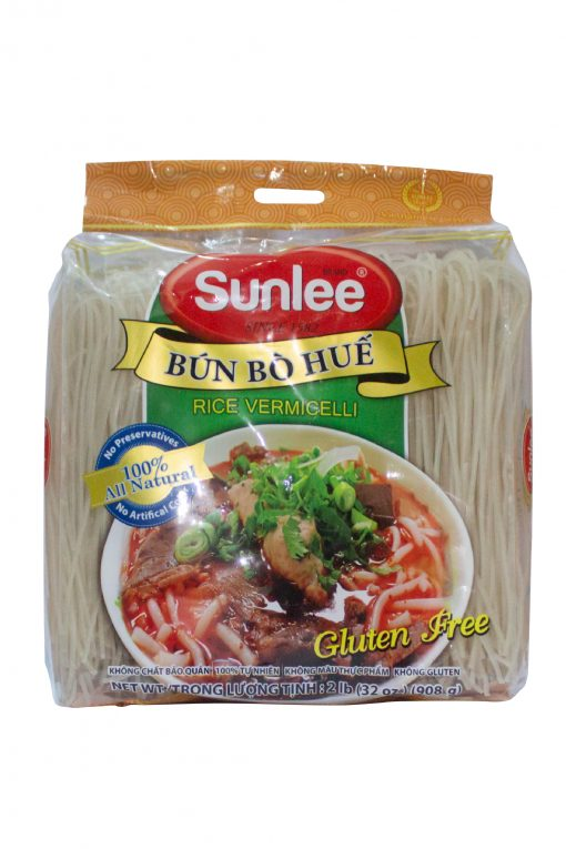  Sunlee Vietnamese Rice Vermicelli (Bun Bo Hue) 12x250 g