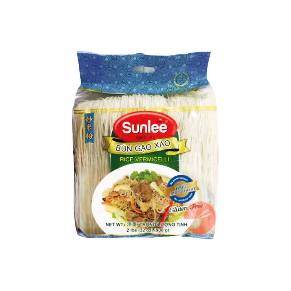  RICE VERMICELLI VIETNAMESE STYLE (BUN GAO XAO) Sunlee 24x1.5 lb (681 g)
