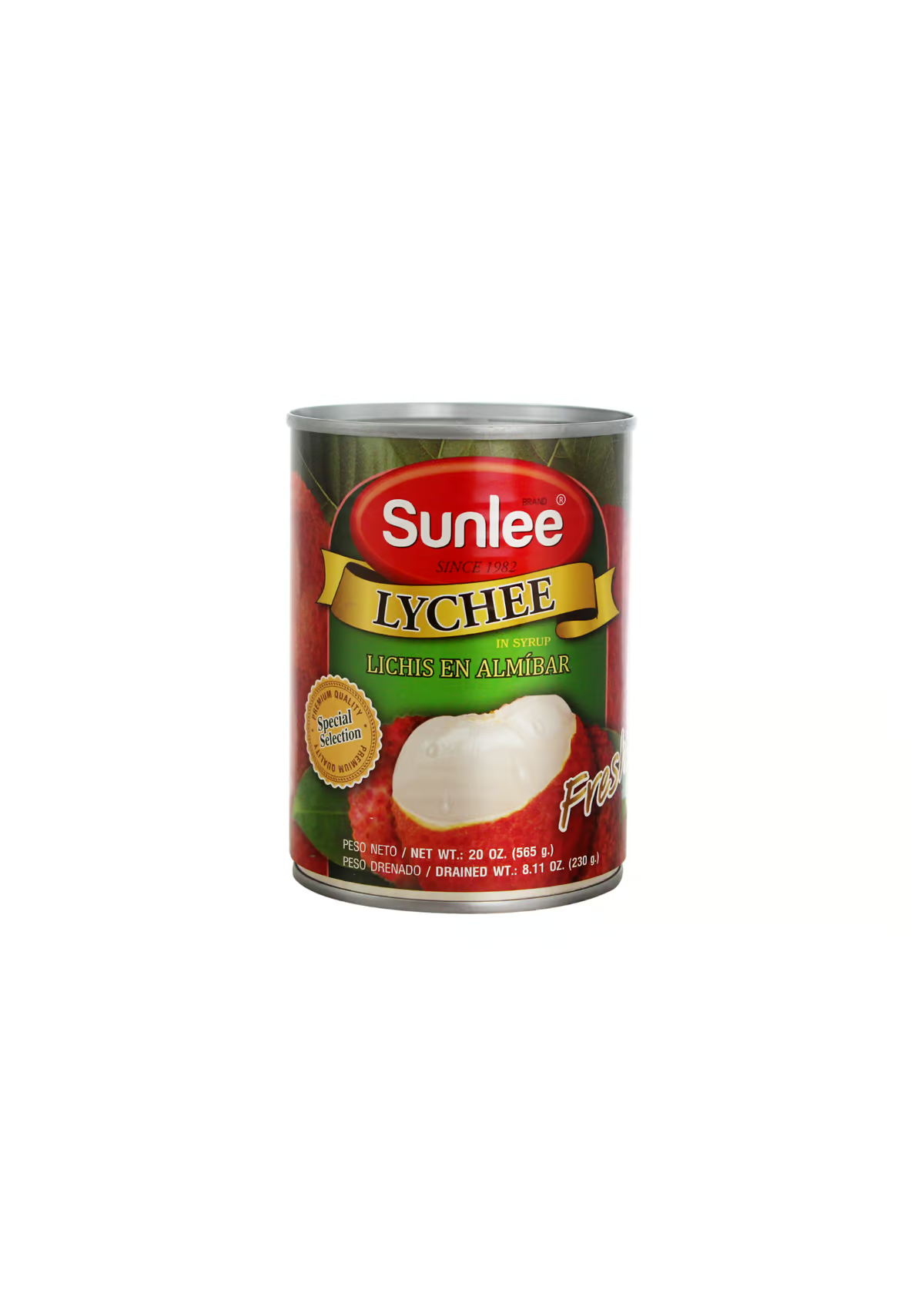 LYCHEE in Syrup SUNLEE 24x20 oz (565 g) (TH)