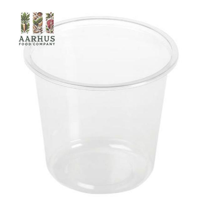 Plastbæger Deli 709 ml Ø121x110 mm Rund 12x50STK  Bionedbrydelig PLA Klar