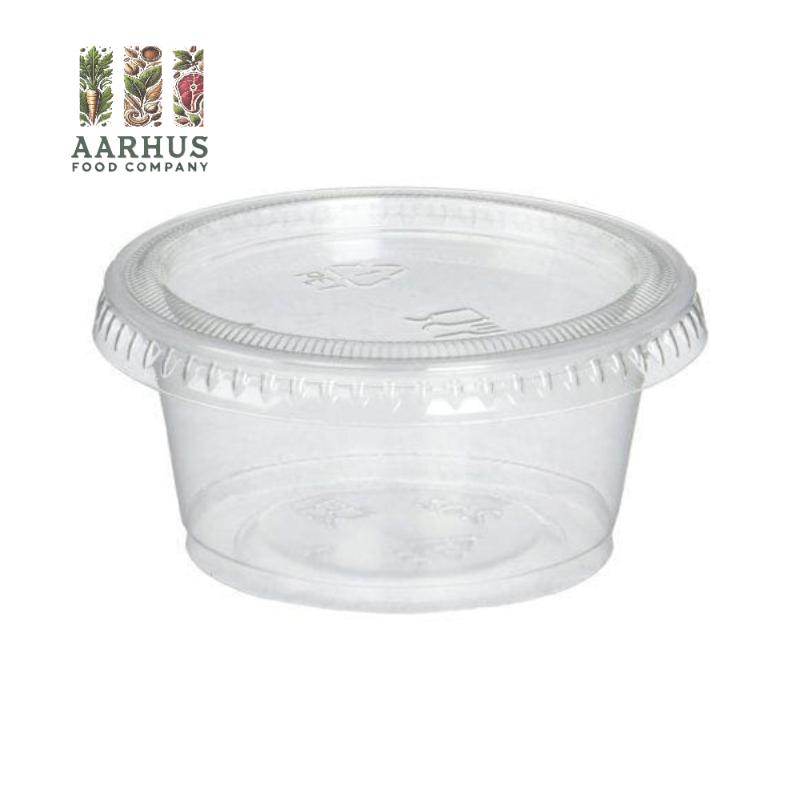 Dressingbæger 50ML PLA KLAR 5x100STK